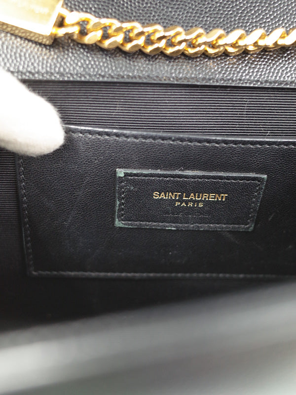 Saint Laurent- Paris Classic Kate Satchel Chain Shoulder Bag Black