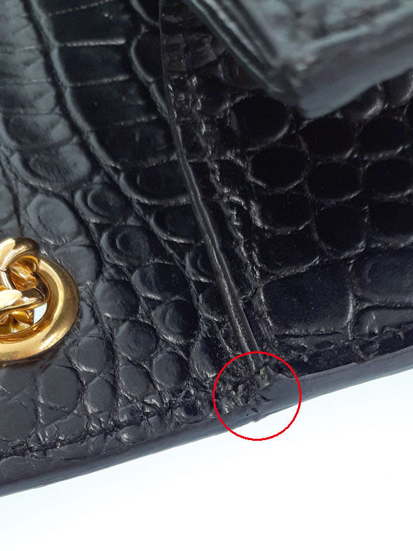 Saint Laurent- Paris Logo Kate Chain Shoulder Bag Black