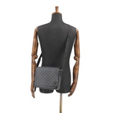 Louis Vuitton Damier Graphite District PM NV3 Shoulder Bag Black