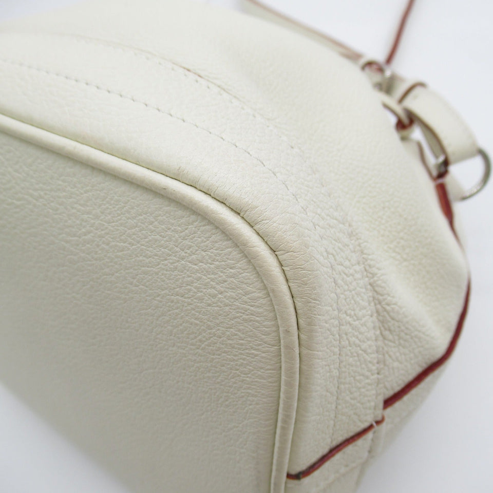 Louis Vuitton Noe BB Shoulder Bag Leather Suhari White