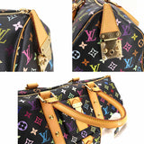 Louis Vuitton Monogram Multicolor Keepall 45 Boston Bag Noir