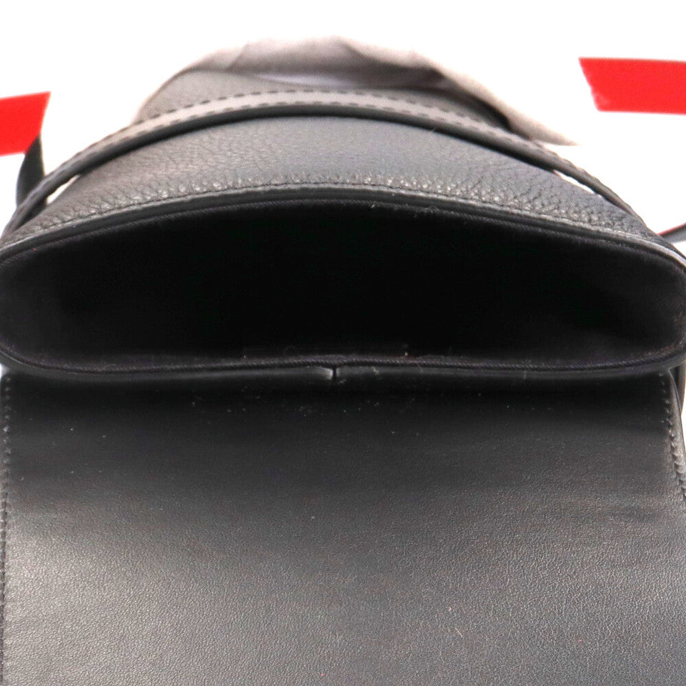 Christian Louboutin Shoulder Bag Leather Black