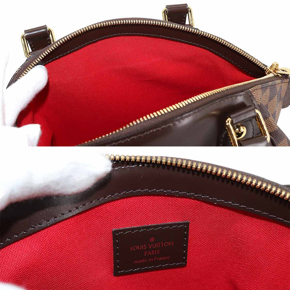 Louis Vuitton Damier Verona PM Hand Bag Ebene Brown