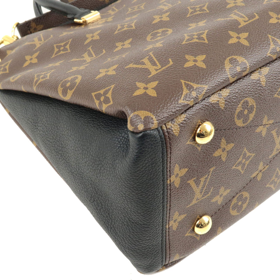 Louis Vuitton Monogram Pallas Handbag Shoulder Bag Noir