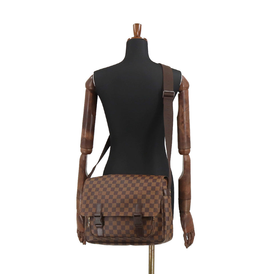 Louis Vuitton Damier Messenger Melville Shoulder Bag Ebene Brown