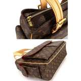 Louis Vuitton Multipli Cite Monogram Canvas Shoulder Bag Brown