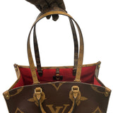 Louis Vuitton On The Go MM Monogram Giant Reverse Handbag