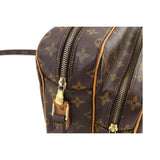 Louis Vuitton Monogram Nile Shoulder Bag Brown Gold Hardware