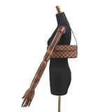 Louis Vuitton Damier Recolator Shoulder Bag Ebene Brown Gold Hardware