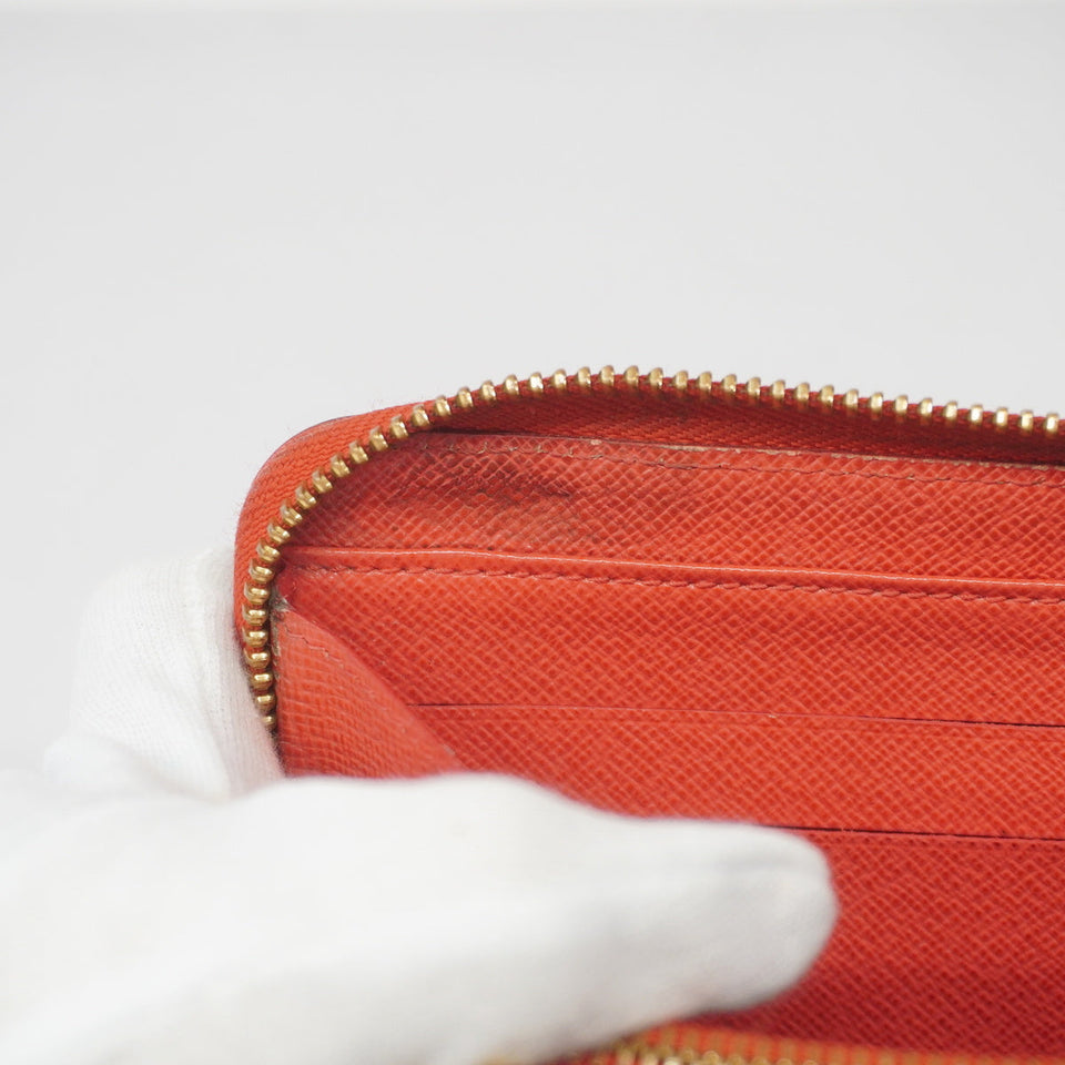Louis Vuitton Long Wallet Monogram Zippy Wallet Retiro Red