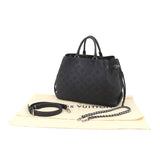 Louis Vuitton Mahina Bell Shoulder Bag Leather Noir Black