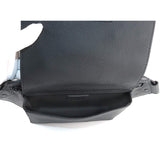 Louis Vuitton Aerogram Takeoff Sling Bum Bag Body Bag Leather Black Metal Fittings