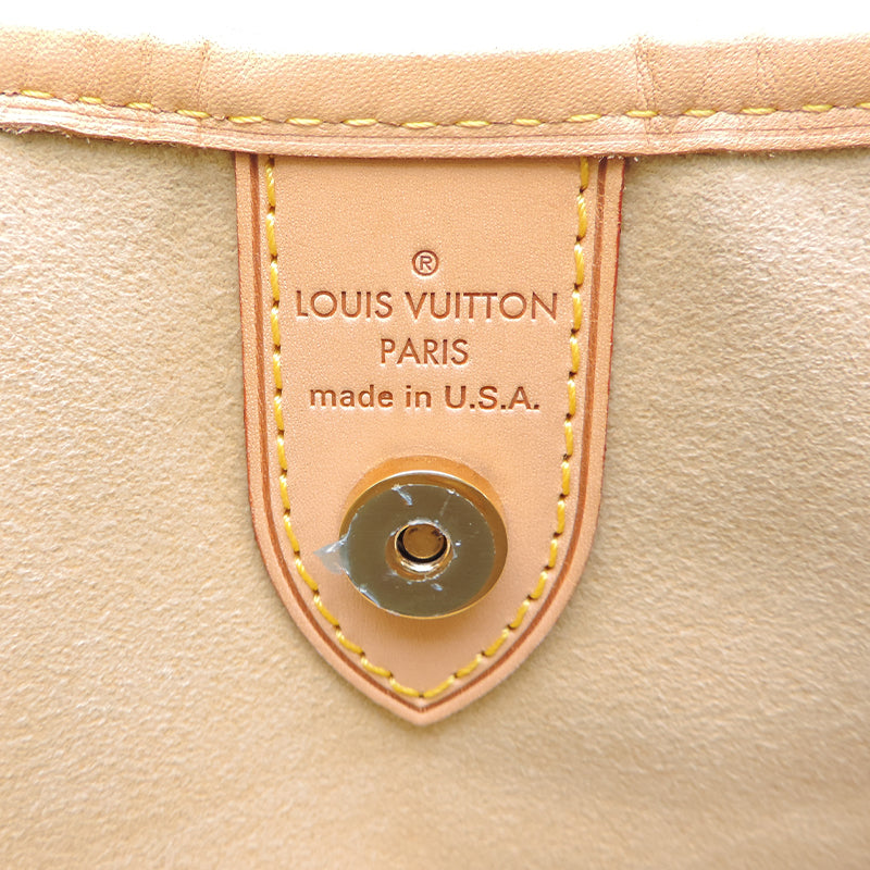 Louis Vuitton Galliera PM Shoulder Bag Monogram Brown