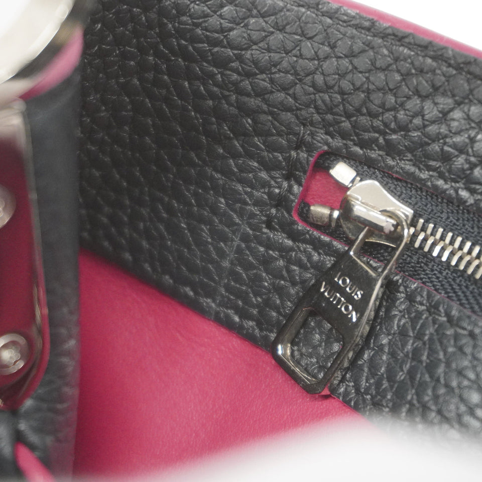 Louis Vuitton Capucines BB Taurillon Leather Noir Black
