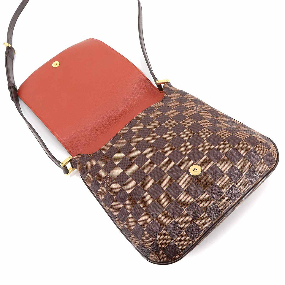 Louis Vuitton Damier Musette Salsa Long Shoulder Bag Ebene Gold Hardware