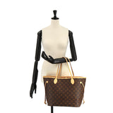 Louis Vuitton Monogram Neverfull MM Tote Bag Brown