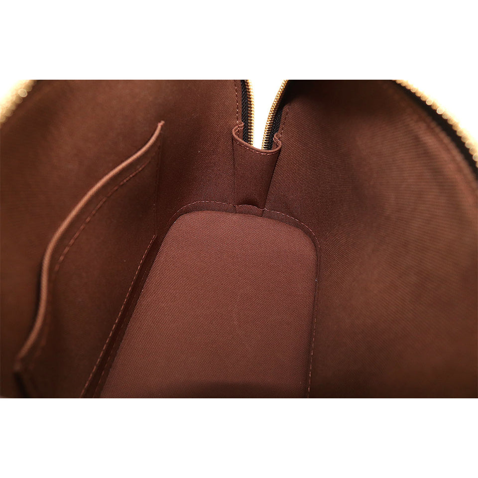 Louis Vuitton Monogram Alma BB 2 Way Hand Shoulder Bag Brown