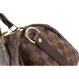 Louis Vuitton Damier Speedy Bandouliere 25 2Way Hand Shoulder Bag Ebene