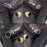 Louis Vuitton Blair MM Vernis Handbag Enamel Purple