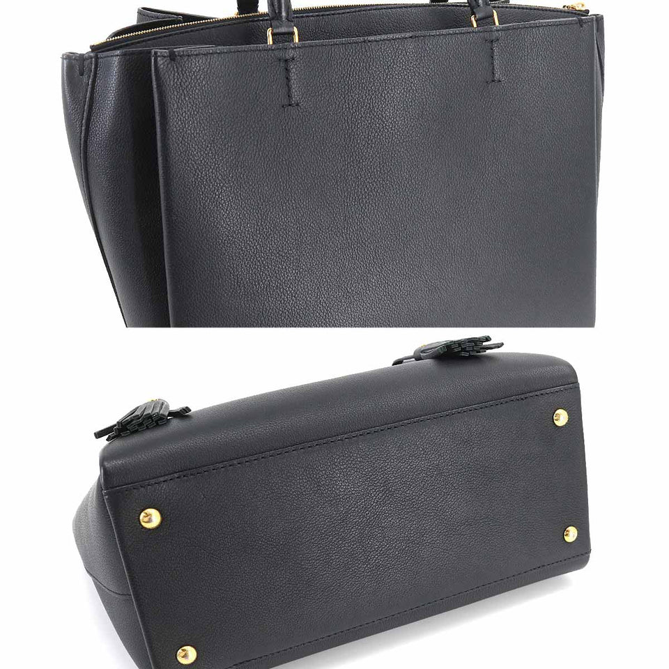 Louis Vuitton LockMe 2 Shoulder Bag Leather Noir