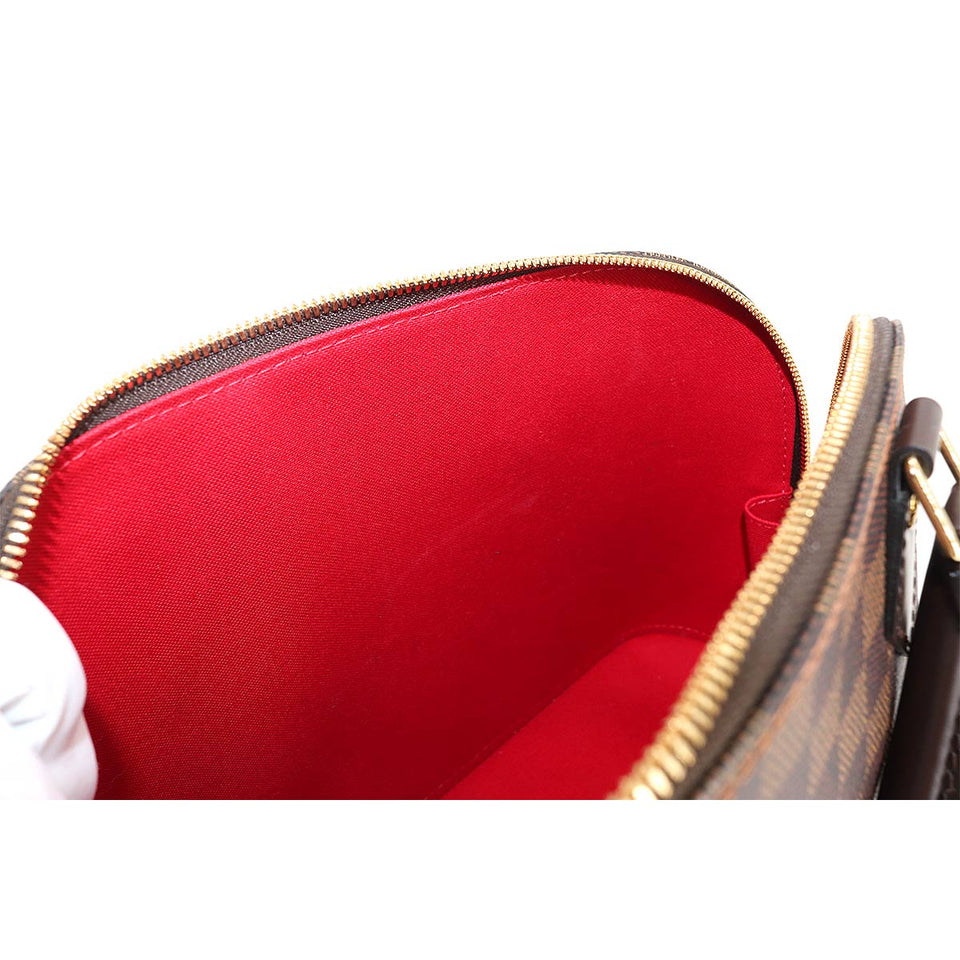 Louis Vuitton Damier Alma PM hand bag Ebene Brown