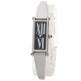 Gucci Watches Quartz 1500L Stainless Steel , Stainless Steel Silver Square face black dial Women