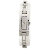 Gucci Watches Quartz 3900L Stainless Steel , Stainless Steel Silver Square face Silver dial Women