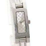 Gucci Watches Quartz 3900L Stainless Steel , Stainless Steel Silver Square face Silver dial Women