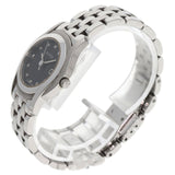 Gucci Watches Quartz 5500L Stainless Steel , Stainless Steel Silver 11P Diamond black dial Women