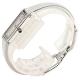 Gucci Watches Quartz 1500L Stainless Steel , Stainless Steel Silver Square face White shell dial Women