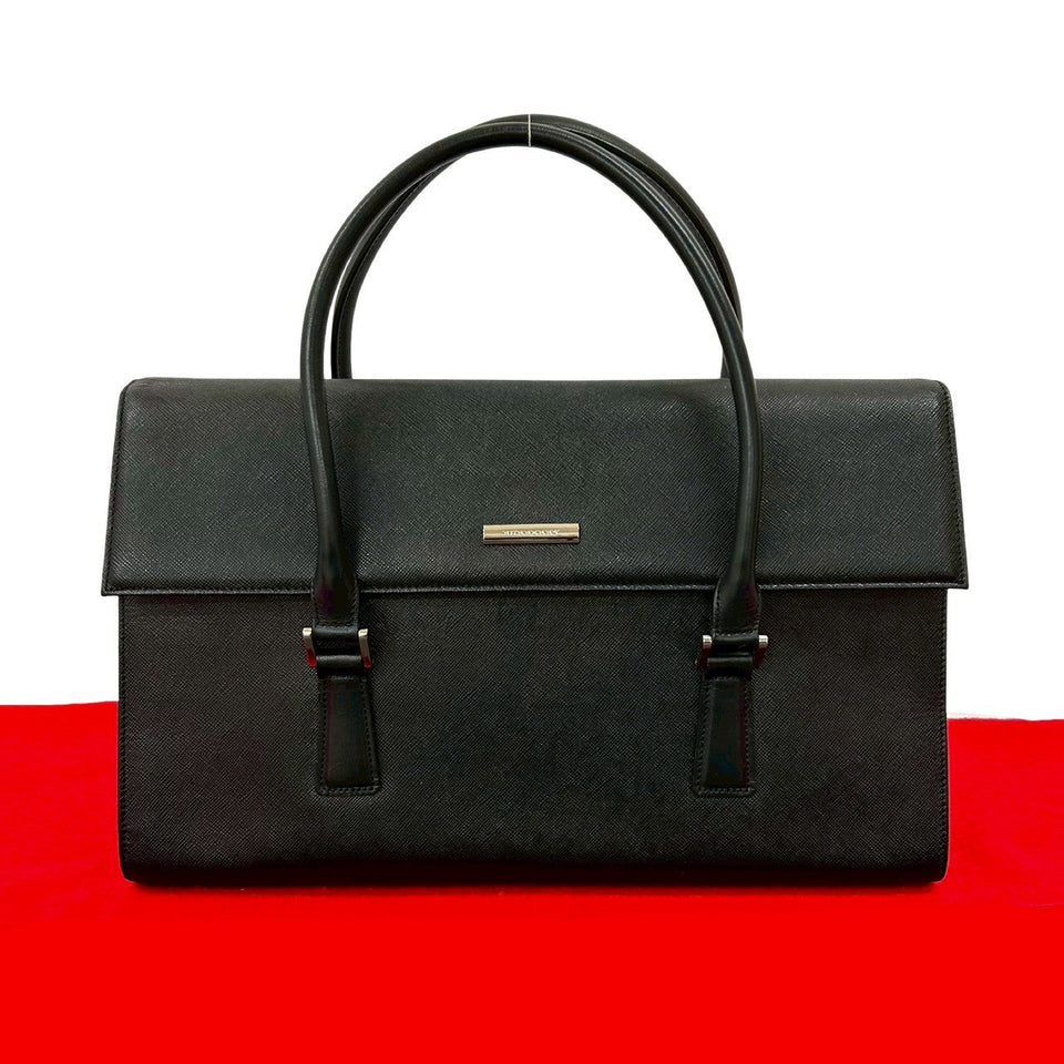 Burberry Handbag leather black