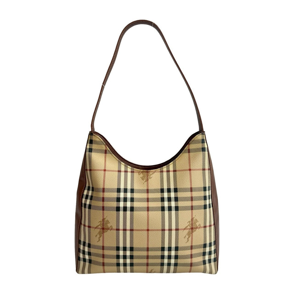Burberry Shoulder Bag leather Brown