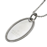 Gucci Necklace SV Silver With logo Women