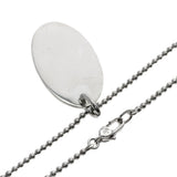 Gucci Necklace SV Silver With logo Women