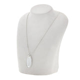 Gucci Necklace SV Silver With logo Women