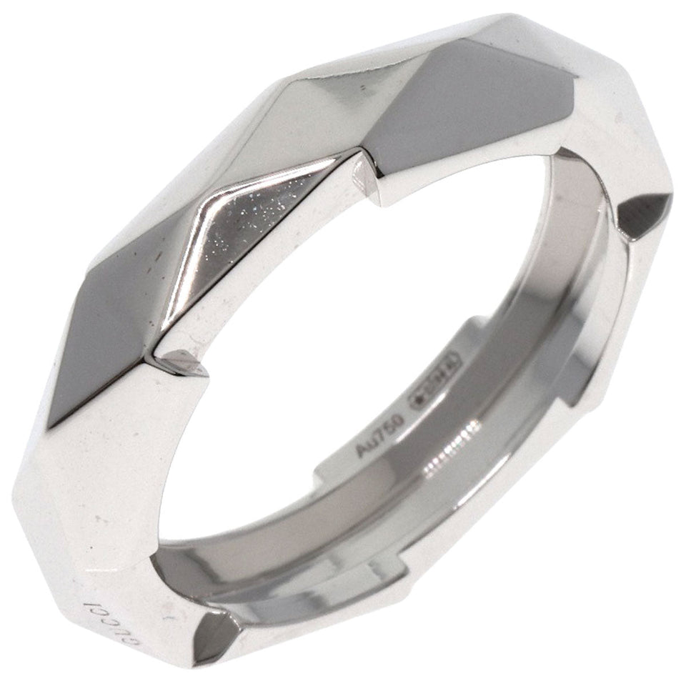 Gucci Ring K18WG Silver Link to Love Studs #14