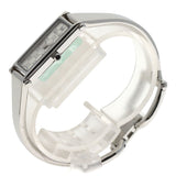 Gucci Watches Quartz 1500L Stainless Steel , Stainless Steel Silver GG Square Face 1P Diamond Silver dial Women