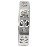 Gucci Ring K18WG Silver Amor Heart 10P Diamond #8