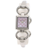 Gucci Watches Quartz YA120 Stainless Steel , Stainless Steel Silver Tornavoni Pink shell dial Women