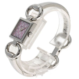 Gucci Watches Quartz YA120 Stainless Steel , Stainless Steel Silver Tornavoni Pink shell dial Women