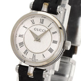 Gucci Watches Quartz 2040L Stainless Steel, Leather Silver Sherry line Silver dial Women