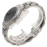 Gucci Watches Quartz Stainless Steel , Stainless Steel Silver Round face black dial mens