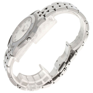 Gucci Watches Quartz 5500M Stainless Steel , Stainless Steel Silver Round face Silver dial mens