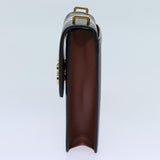 Luxury Burberry Shoulder Bag PVC Leather Brown Auth 70330A