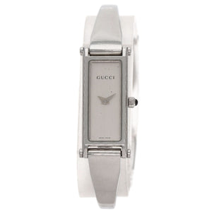 Gucci Watches Quartz Stainless Steel , Stainless Steel Silver 1500L Silver dial Women