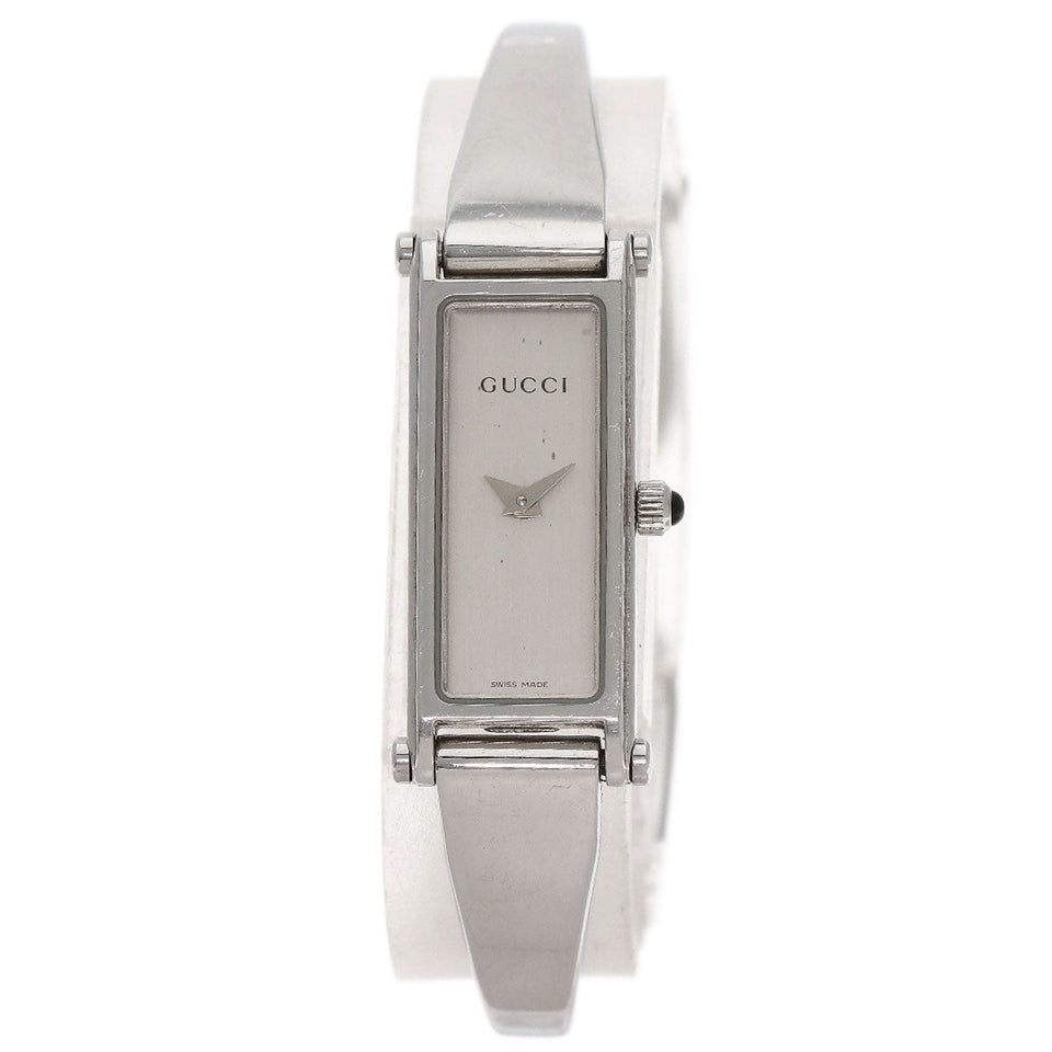 Gucci Watches Quartz Stainless Steel , Stainless Steel Silver 1500L Silver dial Women