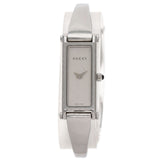 Gucci Watches Quartz Stainless Steel , Stainless Steel Silver 1500L Silver dial Women