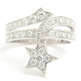 Chanel 18K White Gold Comete Diamond Ring