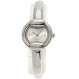 Gucci Watches Quartz 1400L Stainless Steel , Stainless Steel Silver Round face Silver dial Women