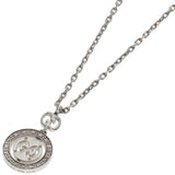 Gucci Necklace K18WG Silver Icon Twirl Diamond
